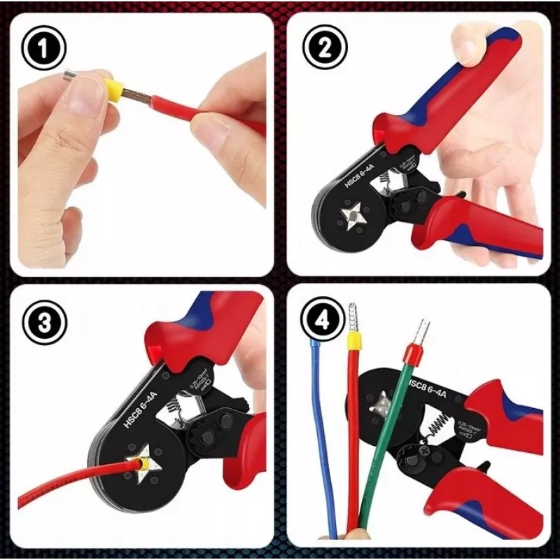 Extralink Crimping Tool for Connectors, 1200 kaabel Terminal Sleeves