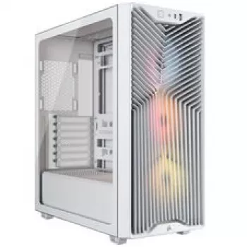 Corsair 3200D RS ARGB PC-korpus, Midi-Torn, ATX, Karastatud Klaas - Valge