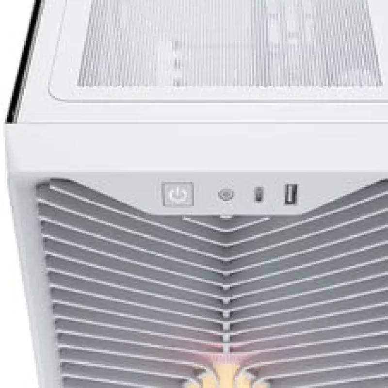 Corsair 3200D RS ARGB PC-korpus, Midi-Torn, ATX, Karastatud Klaas - Valge