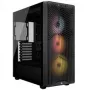 Corsair 3200D RS ARGB PC-korpus, Midi-torn, ATX, karastatud klaas - hall