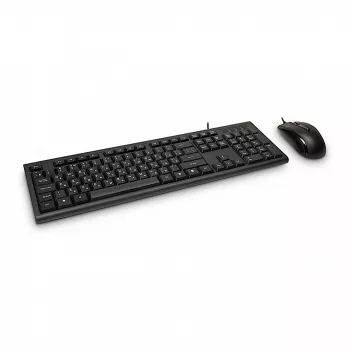 Klaviatuur Inter-Tech KM-3149R hiirega Kodu USB QWERTY