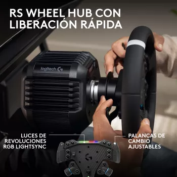 Logitech G RS50 System - Rool - Juhtmega