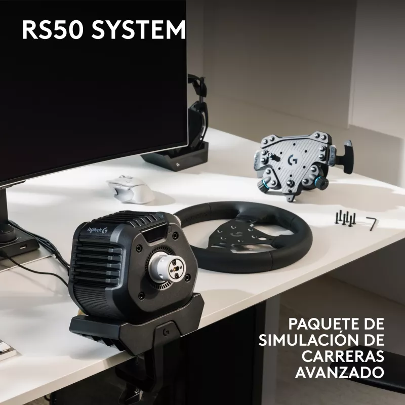 Logitech G RS50 System - Rool - Juhtmega