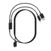 Kaabel Pimax Crystal Light/Super 2-in-1 DisplayPort ja USB kaabel, must, 5 m