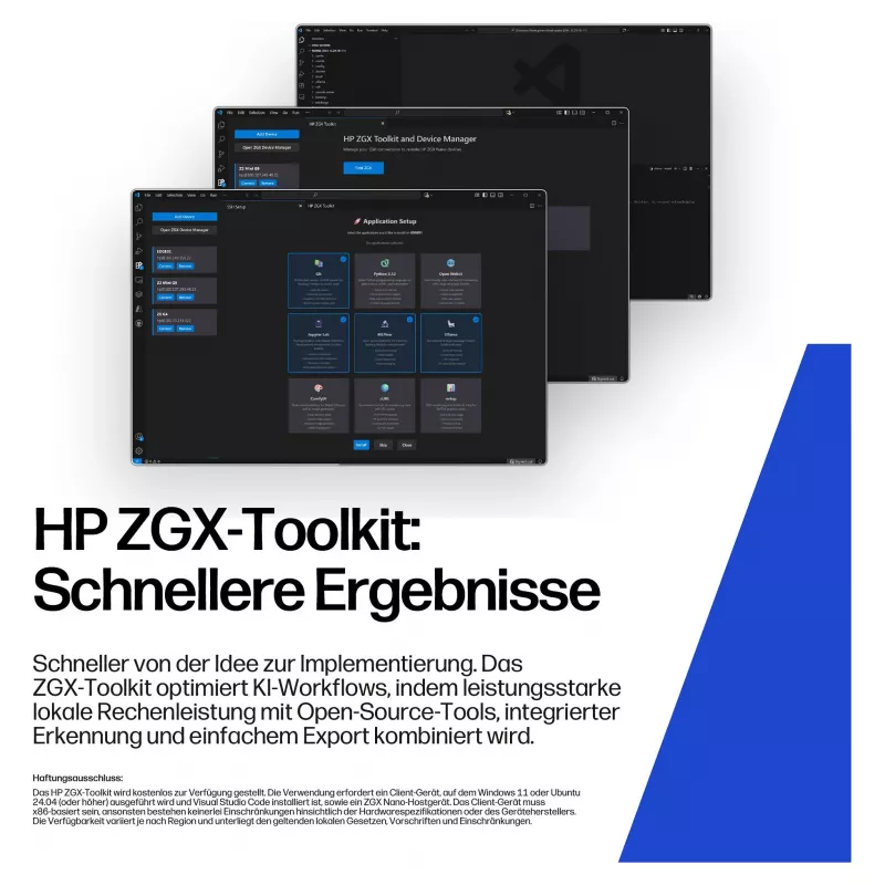HP ZGX NANO G1n AI Mini GB10 koos Nvidia Mustwelliga, 128 GB muutmälu, 2 TB SSD, DGX WLAN
