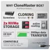 Väline korpus AXAGON EEM2-20GD USB-C 20 Gbps kahe M.2 NVMe SSD jaoks koos riistvaralise kloonimisega
