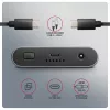 Väline korpus AXAGON EEM2-20GD USB-C 20 Gbps kahe M.2 NVMe SSD jaoks koos riistvaralise kloonimisega