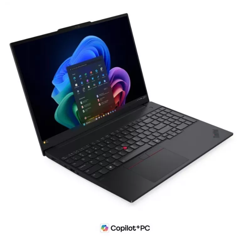 Lenovo ThinkPad E16 Gen 3 sülearvuti, Intel Core Ultra 7 256V, 16 GB muutmälu, 512 GB SSD, 16-tolline WUXGA, Windows 11 Pro, must