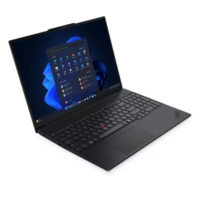 Lenovo ThinkPad E16 Gen 3 sülearvuti, Intel Core Ultra 7 256V, 16 GB muutmälu, 512 GB SSD, 16-tolline WUXGA, Windows 11 Pro, must