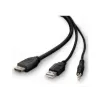 KVM-kaabel Belkin F1DN1CCBL — HDMI-USB A/B koos heli, USB-klaviatuuri/hiireportidega, 3 m
