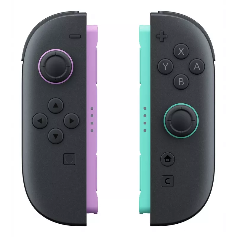 Nintendo Joy-Con 2 Pair Light lilla/Light roheline, mängupult, Nintendo Switch 2, Kodunupp, Analoog / Digitaalne, Juhtmevaba, Bluetooth