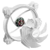 XPG HURRICANE 120 ARGB PWM Valge, Ventilaator, 12 cm, 600 p/min, 2000 p/min, Valge