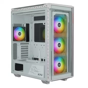 XPG BATTLECRUISER II ST Mid-Tower Valge, Midi Tower, PC, valge, ATX, EATX, micro ATX, Mini-ITX, roostevaba teras, mängimine