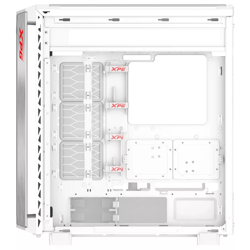 XPG BATTLECRUISER II ST Mid-Tower Valge, Midi Tower, PC, valge, ATX, EATX, micro ATX, Mini-ITX, roostevaba teras, mängimine