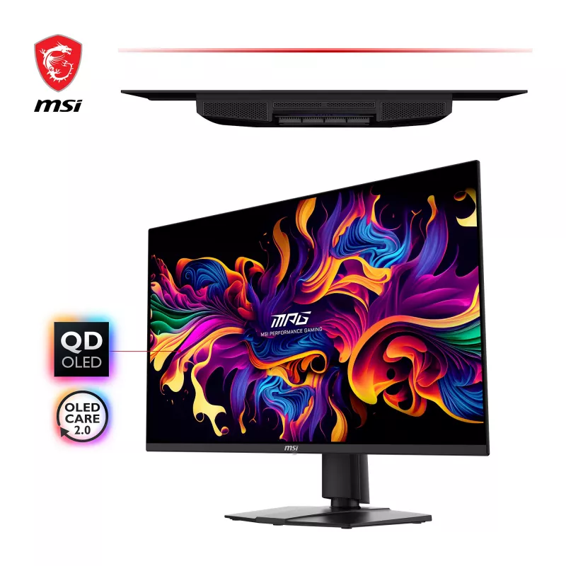 MSI MPG 271QRXDE QD-OLED arvutikuvar 67,3 cm (26,5 tolli) 2560 x 1440 pikslit Wide Quad HD Must