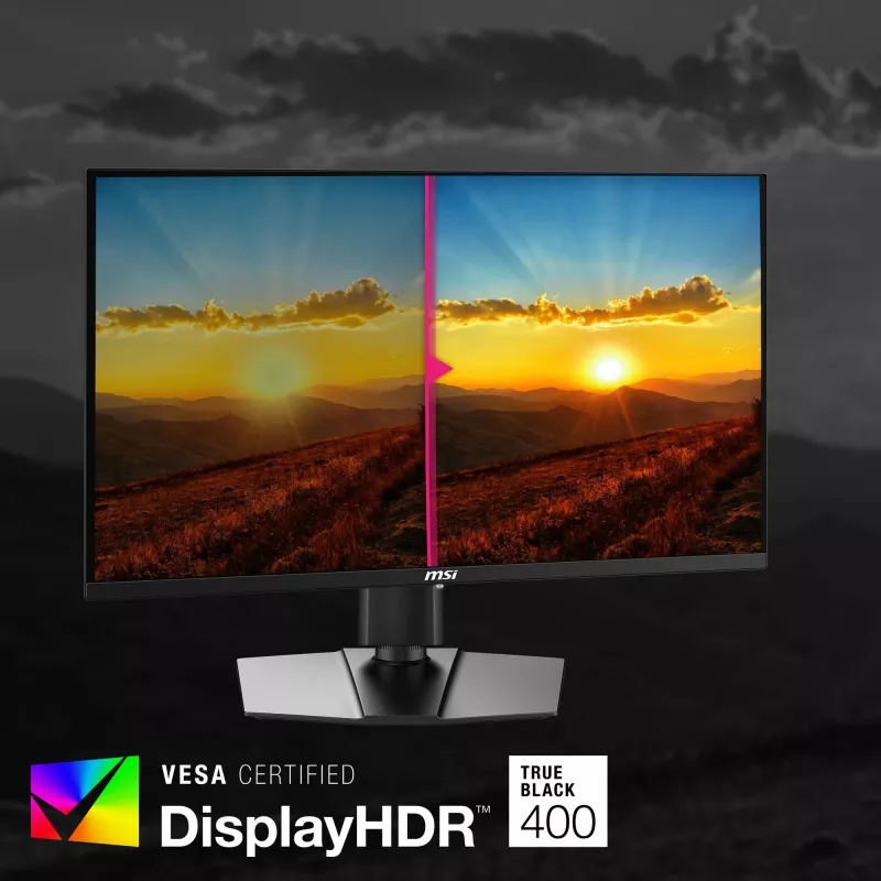 MSI MPG 271QRXDE QD-OLED arvutikuvar 67,3 cm (26,5 tolli) 2560 x 1440 pikslit Wide Quad HD Must