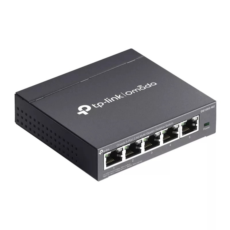TP-Link Omada DS105G-M2 võrgukommutaator Haldamata 2.5G Ethernet (100/1000/2500) Must