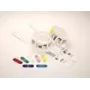 Zebra QuickClip randmepaelte klambrid punased 275 tk