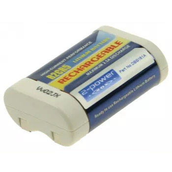 2-Power digikaamera aku 6 V 500 mAh, 500 mAh, 6 V, liitiumioon (Li-Ion)