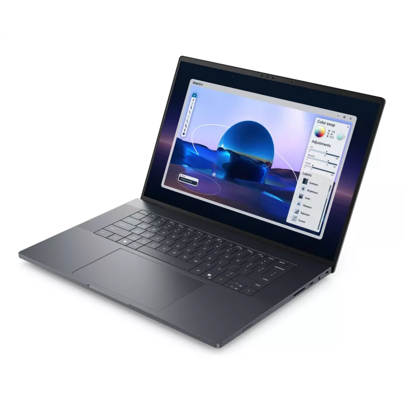 DELL Pro Max 16 Premium MA16250 Intel Core Ultra 7 265H Mobiilne tööjaam 40,6 cm (16 inch) Full HD+ 32 GB LPDDR5x-SDRAM 1 TB SSD NVIDIA RTX PRO 1000 Mustwell Wi-Fi 7 (802.11be) Windows 11 Pro Saksa Must
