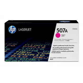 HP 507A magenta Originaal LaserJeti toonerikassett