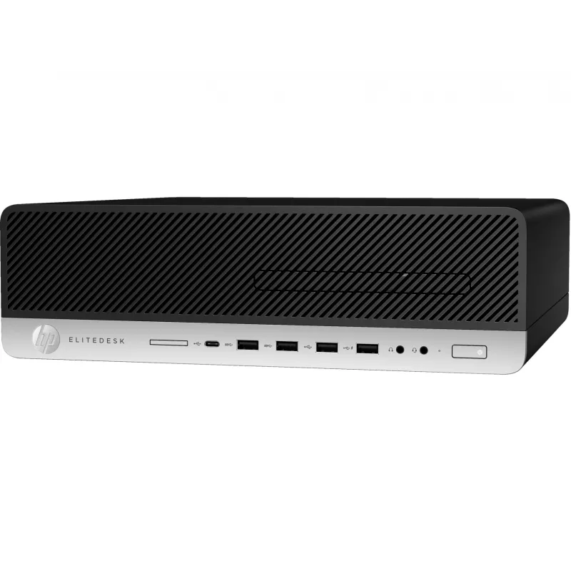 T1A HP EliteDesk 800 G5 Renoveeritud Intel® Core™ i5 i5-9500 16 GB DDR4-SDRAM 512 GB SSD Windows 11 Pro SFF PC Must, Hõbedane