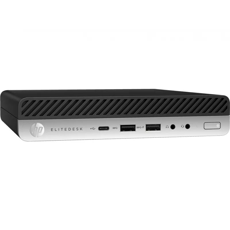 T1A HP EliteDesk 800 G5 Renoveeritud Intel® Core™ i5 i5-9500 8 GB DDR4-SDRAM 256 GB SSD Windows 11 Pro Mini-arvuti Must, Hõbedane