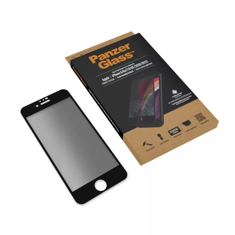PanzerGlass ® Privaatsusekraani kaitse iPhone SE (2020/2022) | 8 | 7 | 6 | 6s | Servast servani