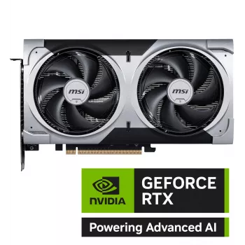 Graafikakaart MSI GeForce RTX 5060 Ti 16 GB GDDR7, PCIe 5.0, 128-bit, 2602 MHz boost, 180 W, 2x ventilaatorid