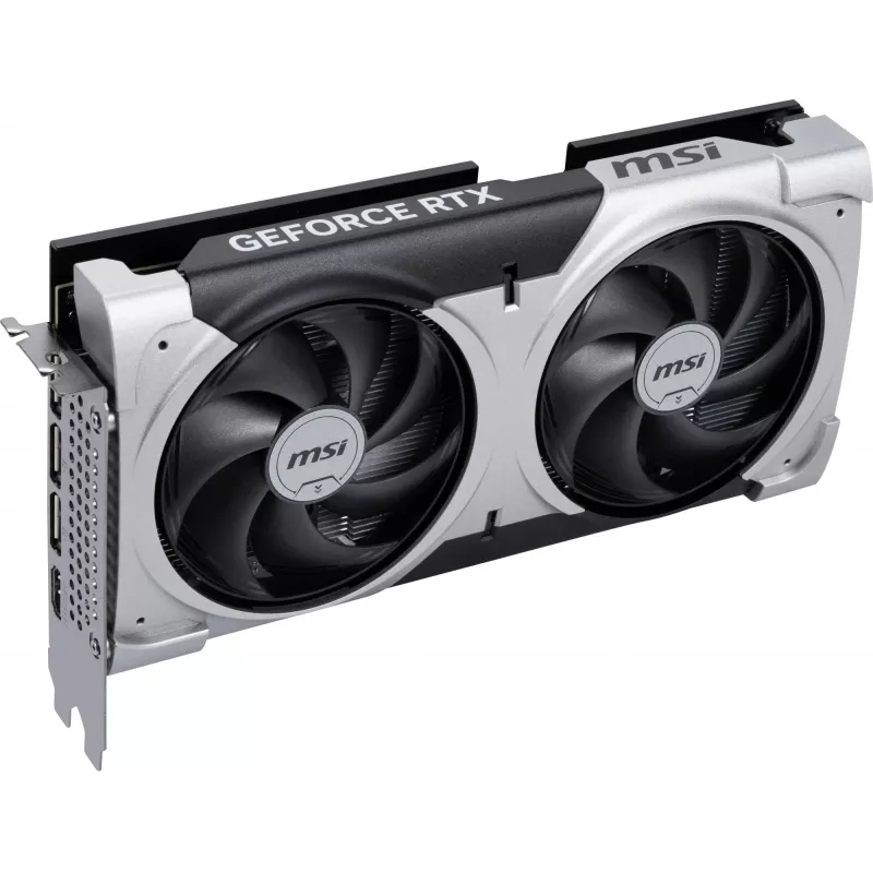 Graafikakaart MSI GeForce RTX 5060 Ti 16 GB GDDR7, PCIe 5.0, 128-bit, 2602 MHz boost, 180 W, 2x ventilaatorid