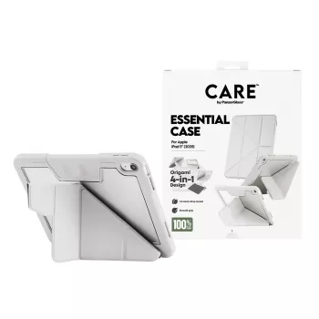 Kaitseümbris PanzerGlass CARE Essential iPad 11 tollile (2025–2026) helehall, mudel CR43626