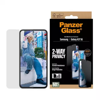 Ekraanikaitse PanzerGlass Privacy Samsung Galaxy A37 Ultra-WideFit PG90806, privaatsusfilter