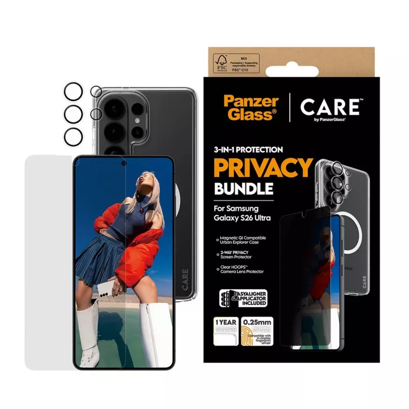 PanzerGlass CR71355 mobiiltelefoni ümbris 17,5 cm (6,9 tolli) Ümbris Läbipaistev