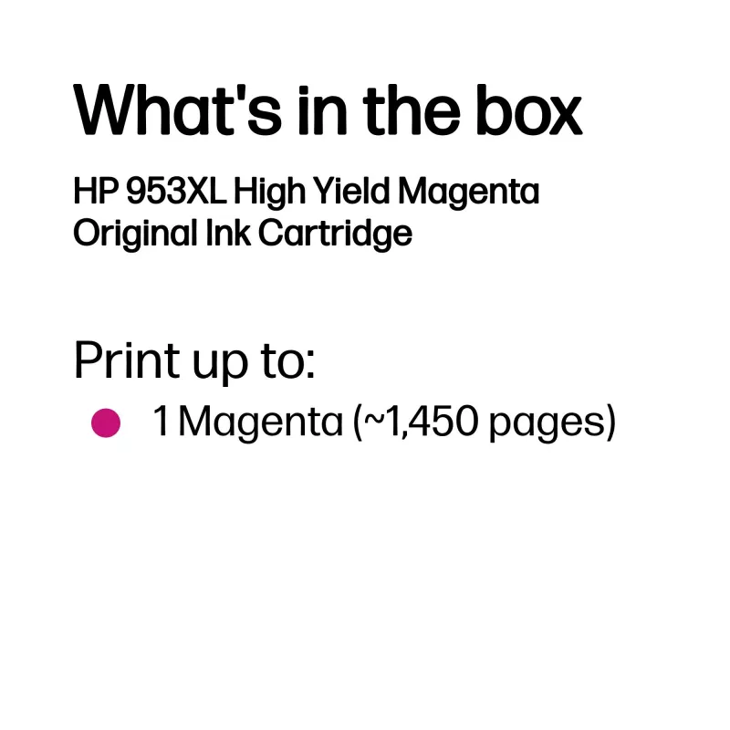 HP 953XL kõrgtulususega magenta originaaltindikassett