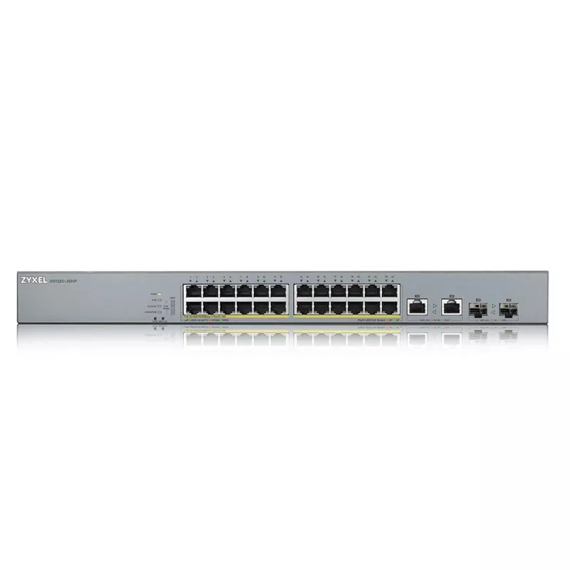 Zyxel GS1350-26HP-EU0101F võrgulüliti hallatav L2 Gigabit Ethernet (10/100/1000) Power over Ethernet (PoE) Hall