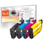 Peach PI200-868 tindikassett 4 tk Ühilduv Standardmaht Must, Tsüaan, magenta, Kollane