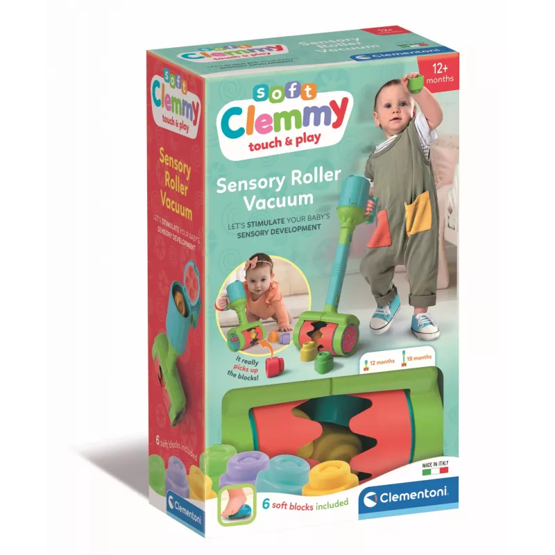 Clementoni Clemmy pehme tolmuimeja, ehituskomplekt, 1 a, 6 tk, 110 g