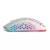 Mars Gaming MMW3W, juhtmevaba mängurihiir, RGB Flow, ülikerge 79g, 3200DPI, valge