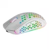 Mars Gaming MMW3W, juhtmevaba mängurihiir, RGB Flow, ülikerge 79g, 3200DPI, valge