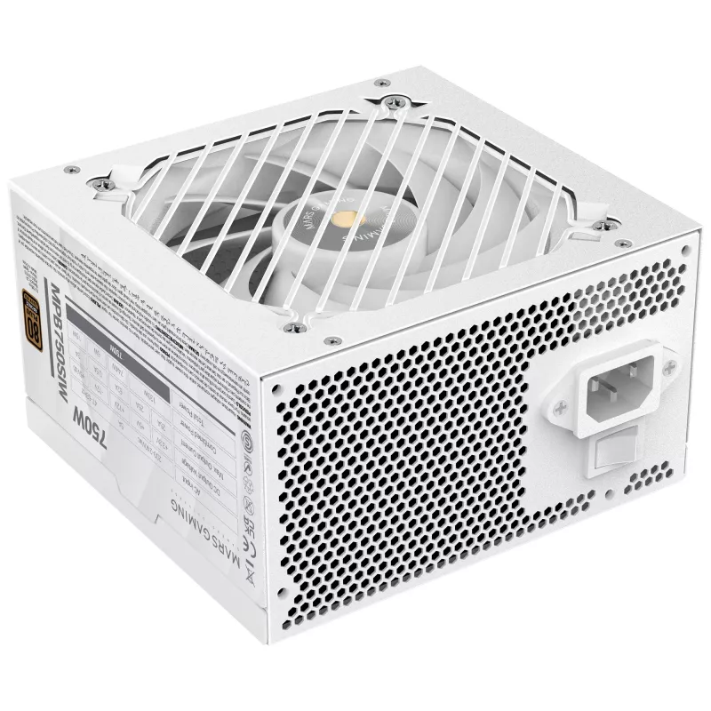 Mars Gaming MPB750SIW toiteplokk 750 W 24-pin ATX ATX Valge