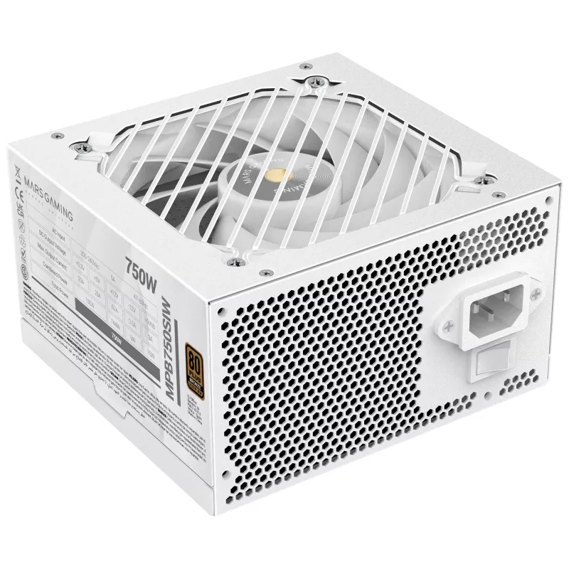 Mars Gaming MPB750SIW toiteplokk 750 W 24-pin ATX ATX Valge