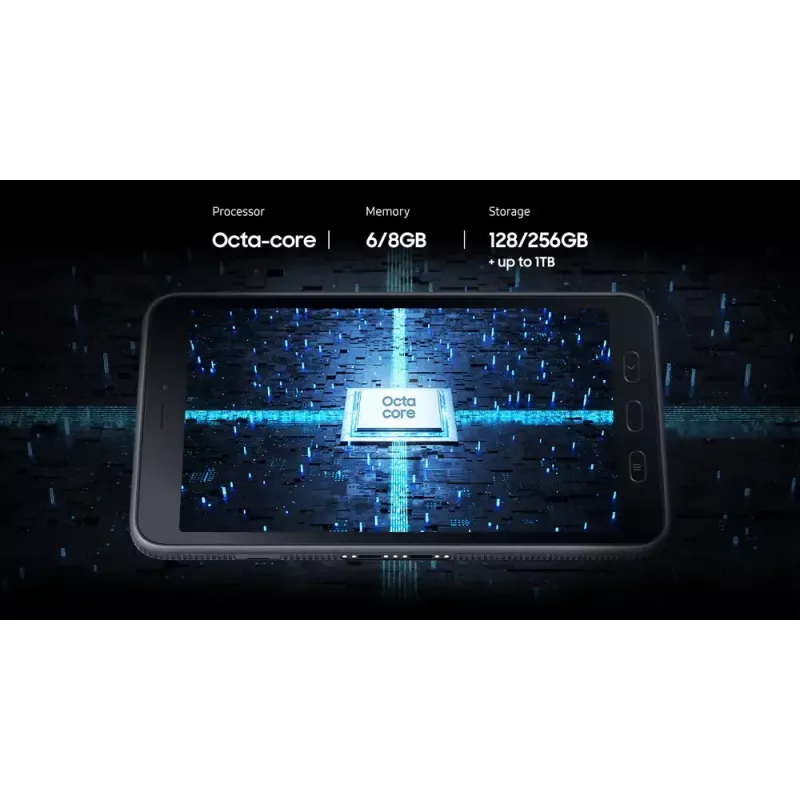 Tahvelarvuti Samsung Galaxy Tab Active5 8 tolli 2,4 GHz Exynos 6 GB RAM 128 GB Android 14