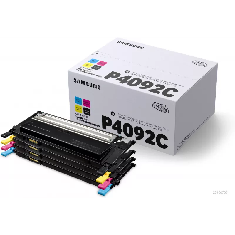 Samsung CLT-P4092C 4-pakk Must/Tsüaan/magenta/Kollane toonerikassetid