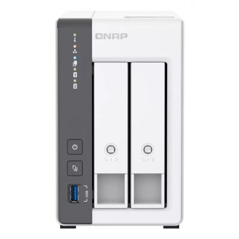 QNAP TS-216G NAS-/salvestusserver Torn Cortex-A Cortex-A55 4 GB HDD Valge