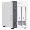 QNAP TS-216G NAS-/salvestusserver Torn Cortex-A Cortex-A55 4 GB HDD Valge