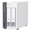 QNAP TS-216G NAS-/salvestusserver Torn Cortex-A Cortex-A55 4 GB HDD Valge
