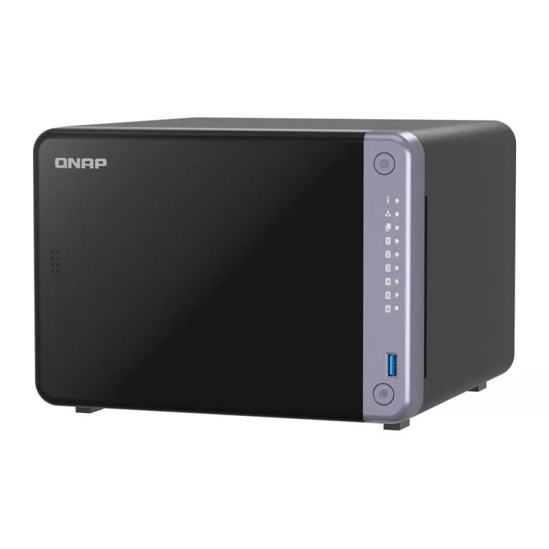 QNAP TS-632X-4G NAS/salvestusserver Torn Alpine Alpine AL-524 4 GB DDR4 QNAP QTS Must