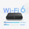 TP-Link AX1500 Wi-Fi 6 reisiruuter, Wi-Fi 6 (802.11ax), kahesageduslik (2,4 GHz / 5 GHz), Ethernet LAN, must, kaasaskantav ruuter