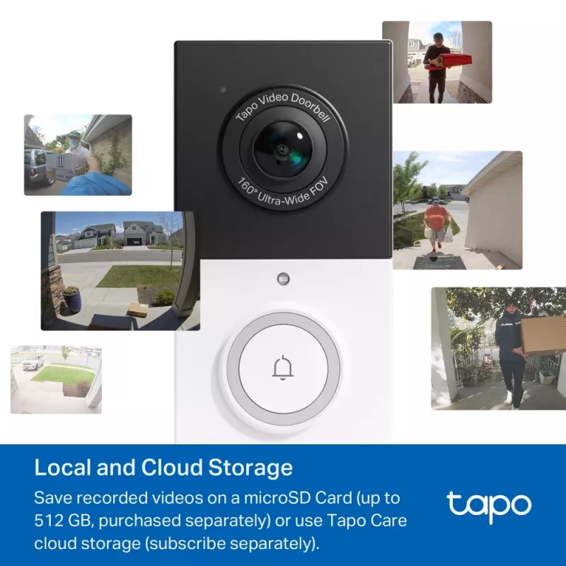 TP-Link Tapo videouksekella kaamera 1 × D210, 1 × D100C, H.264, 3 MP, 2304 x 1296 pikslit, 1296p, CMOS, 25.4 / 3 mm (1 / 3 tolli)