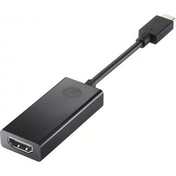 HP USB-C HDMI-adapter, Must, 11 mm, 25 mm, 150 mm, 25,4 g, 0 - 40 °C